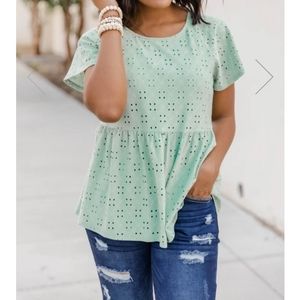 Pink lily "My Best Wishes" top